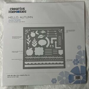 New Creative Memories Autumn Stencil Template